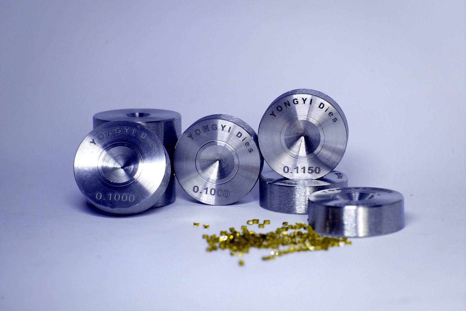 Synthetic single crystal wire drawing dies